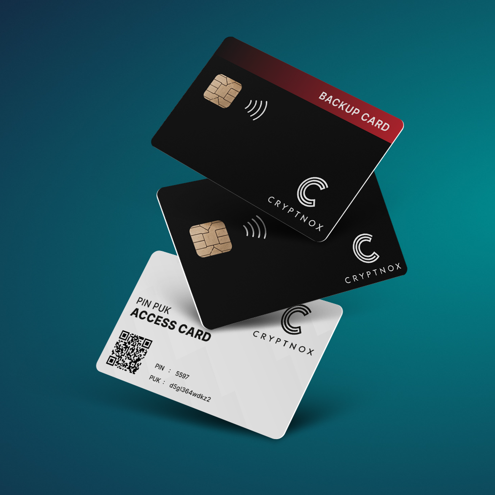 Cryptnox Hardware Wallet with Dual Card Setup