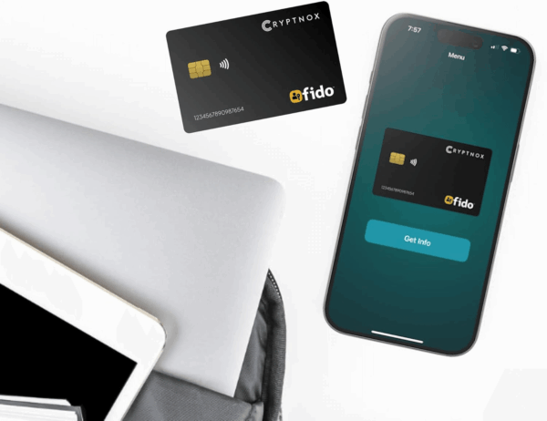 Cryptnox® FIDO2 Card  FIDO2 Security Key  Passwordless & 2FA Authentication - Image 4