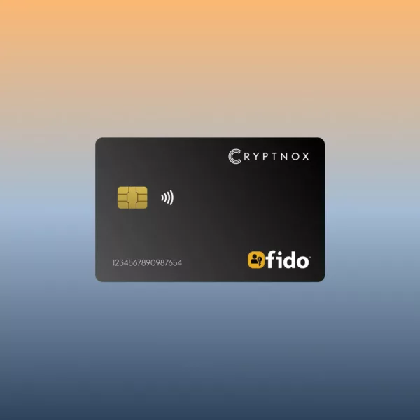 FIDO2 Security Key, Two Factor Authentication (2FA) NFC Security Key, Connect via NFC for Microsoft, Apple, Google, Facebook, Dropbox, Mifare DESFire, Convenient Card Format, FIDO Certified