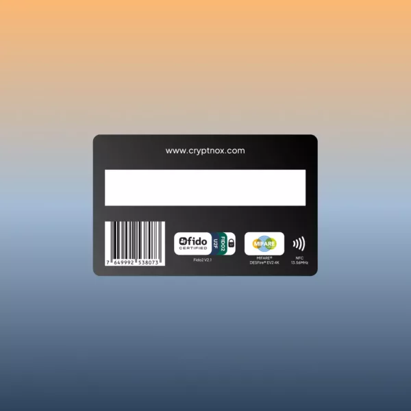 FIDO2 Security Key, Two Factor Authentication (2FA) NFC Security Key, Connect via NFC for Microsoft, Apple, Google, Facebook, Dropbox, Mifare DESFire, Convenient Card Format, FIDO Certified - Image 4