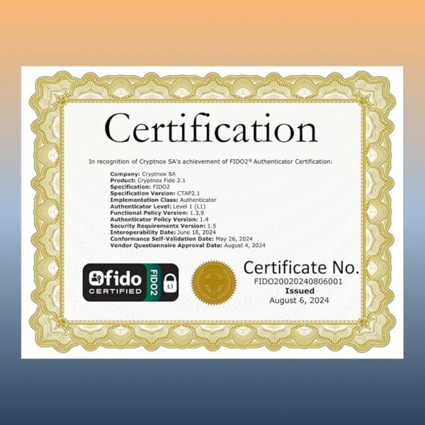 FIDO2 Security Key, Two Factor Authentication (2FA) NFC Security Key, Connect via NFC for Microsoft, Apple, Google, Facebook, Dropbox, Mifare DESFire, Convenient Card Format, FIDO Certified - Image 7