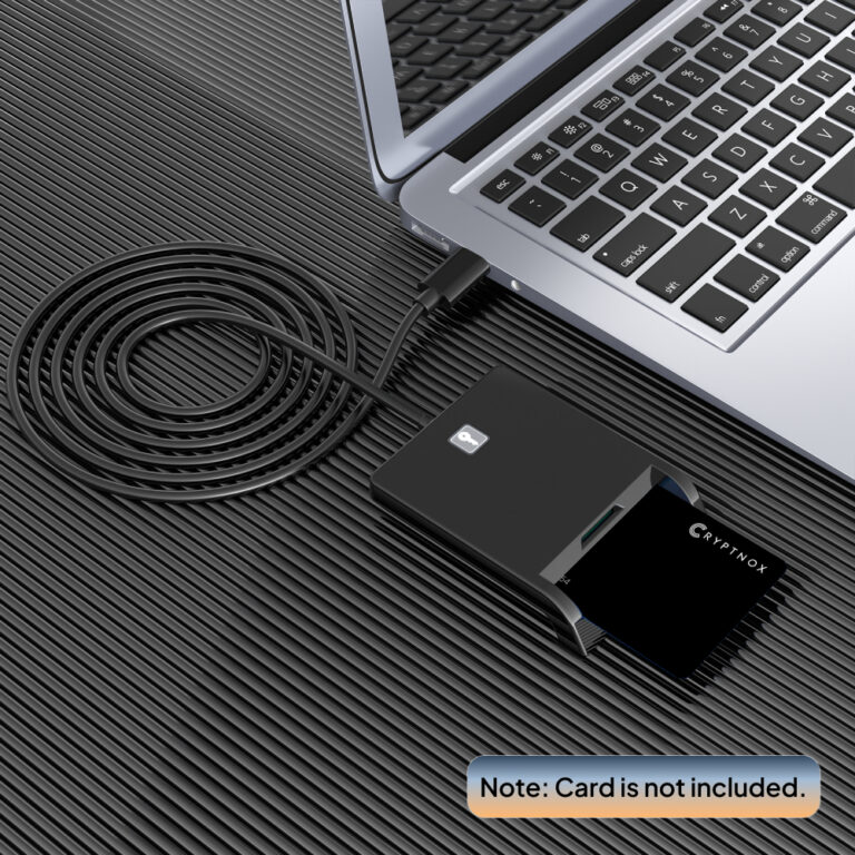 Cryptnox Contact Smartcard Reader — Dual Slot USB | Buy Online