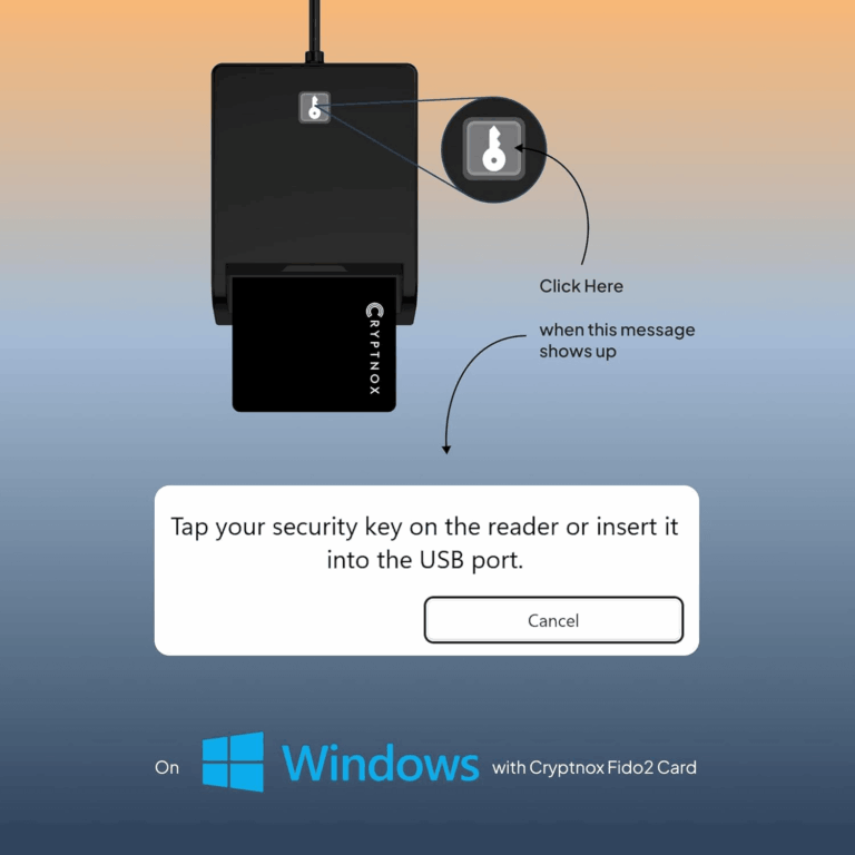 Cryptnox Contact Smartcard Reader — Dual Slot USB | Buy Online